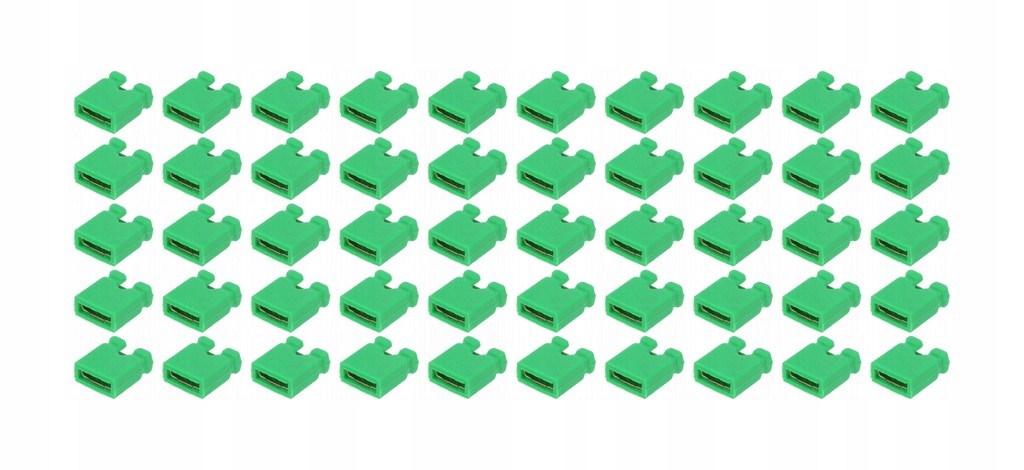 

Zworki jumpery raster 2.54mm Komplet 50szt Zielone