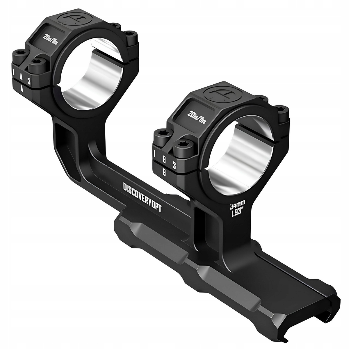 Monoblok Discovery 6061 diameter 30/34 mm (Picatinny) Extra High 34 mm.