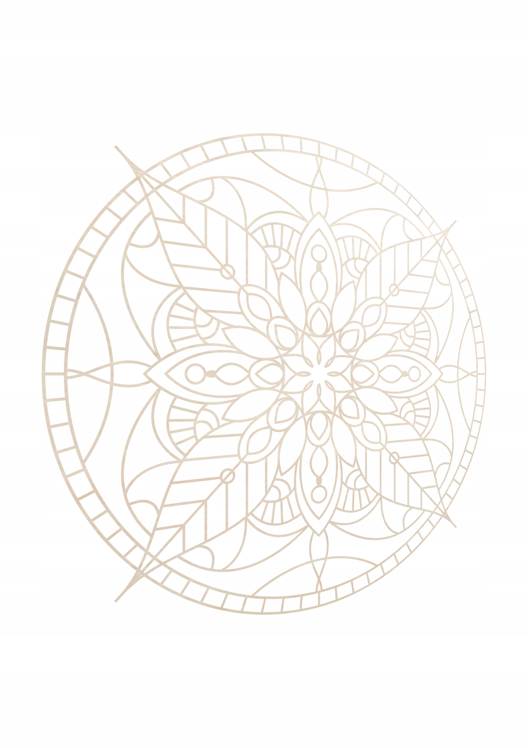 MANDALA KWIAT ŻYCIA OZDOBA DEKORACJA 36x36cm