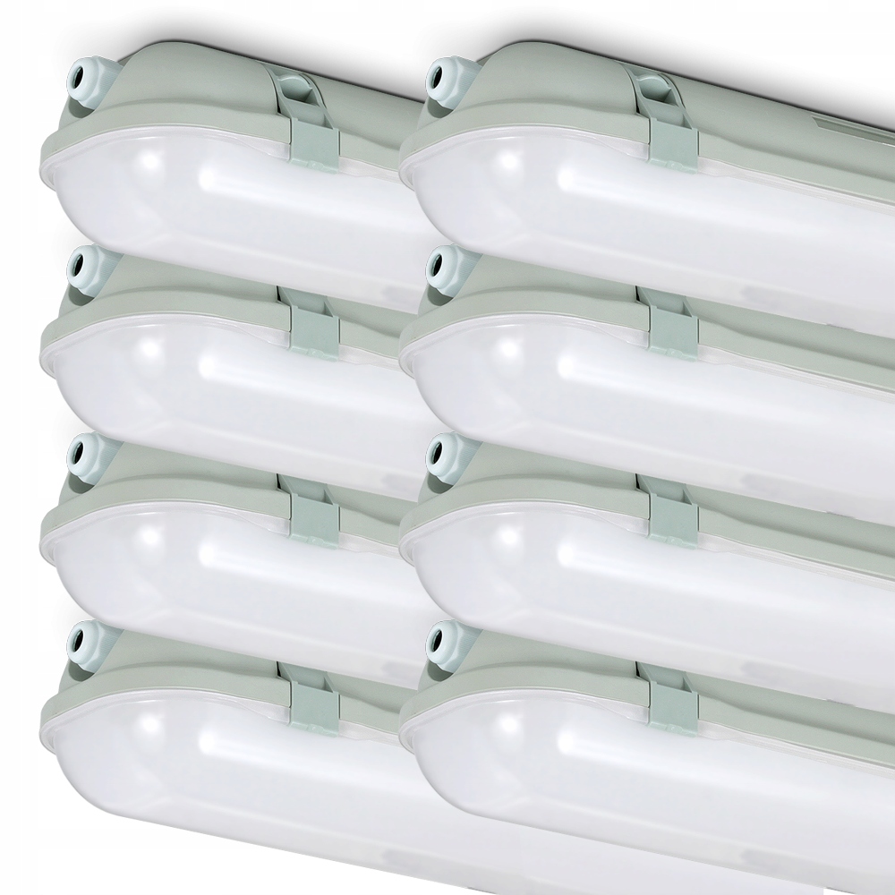 Hermetická Led Svietidlo Dielňa Kanálová Garáž 36W 3600lm 120cm IP65 230V