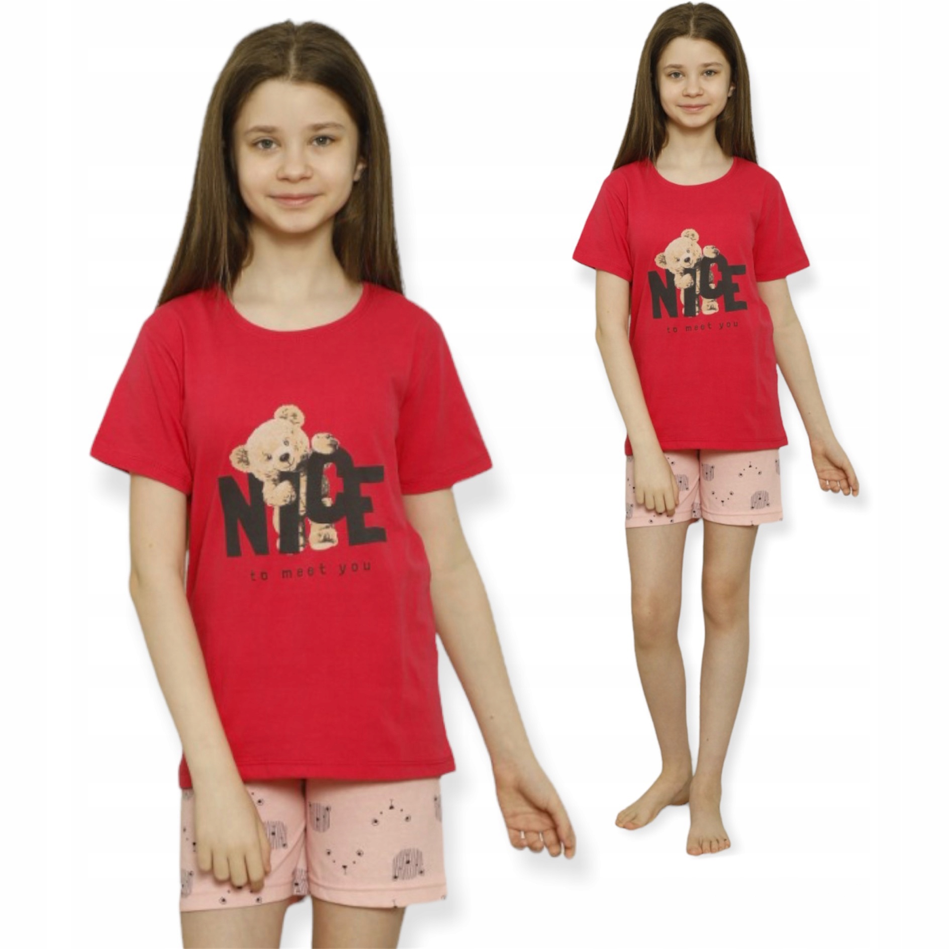 

Piżama Dziewczęca Dziecięca/młodzieżowa Krótki