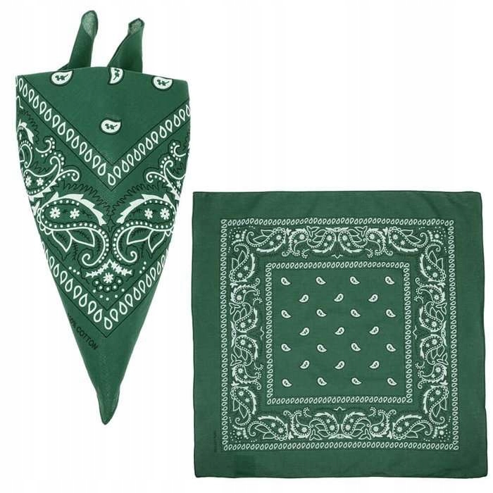 

Chusta Bandana Western Mfh 55x55 Zielona