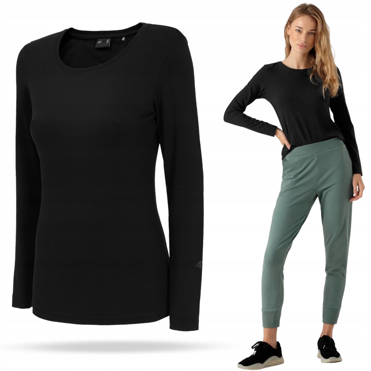 

Koszulka Z Długim Rękawem Damska 4F Longsleeve S
