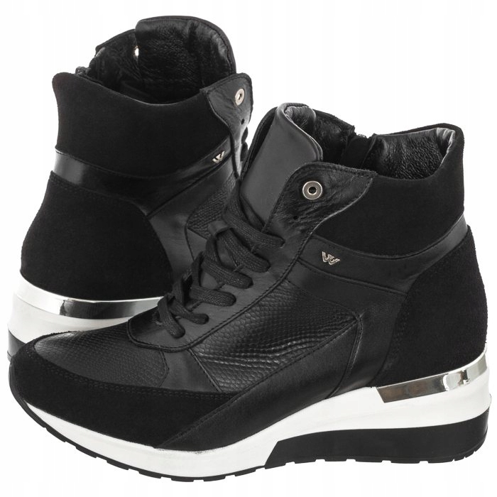

Buty Damskie Sneakersy Wojas Czarne 64063-71