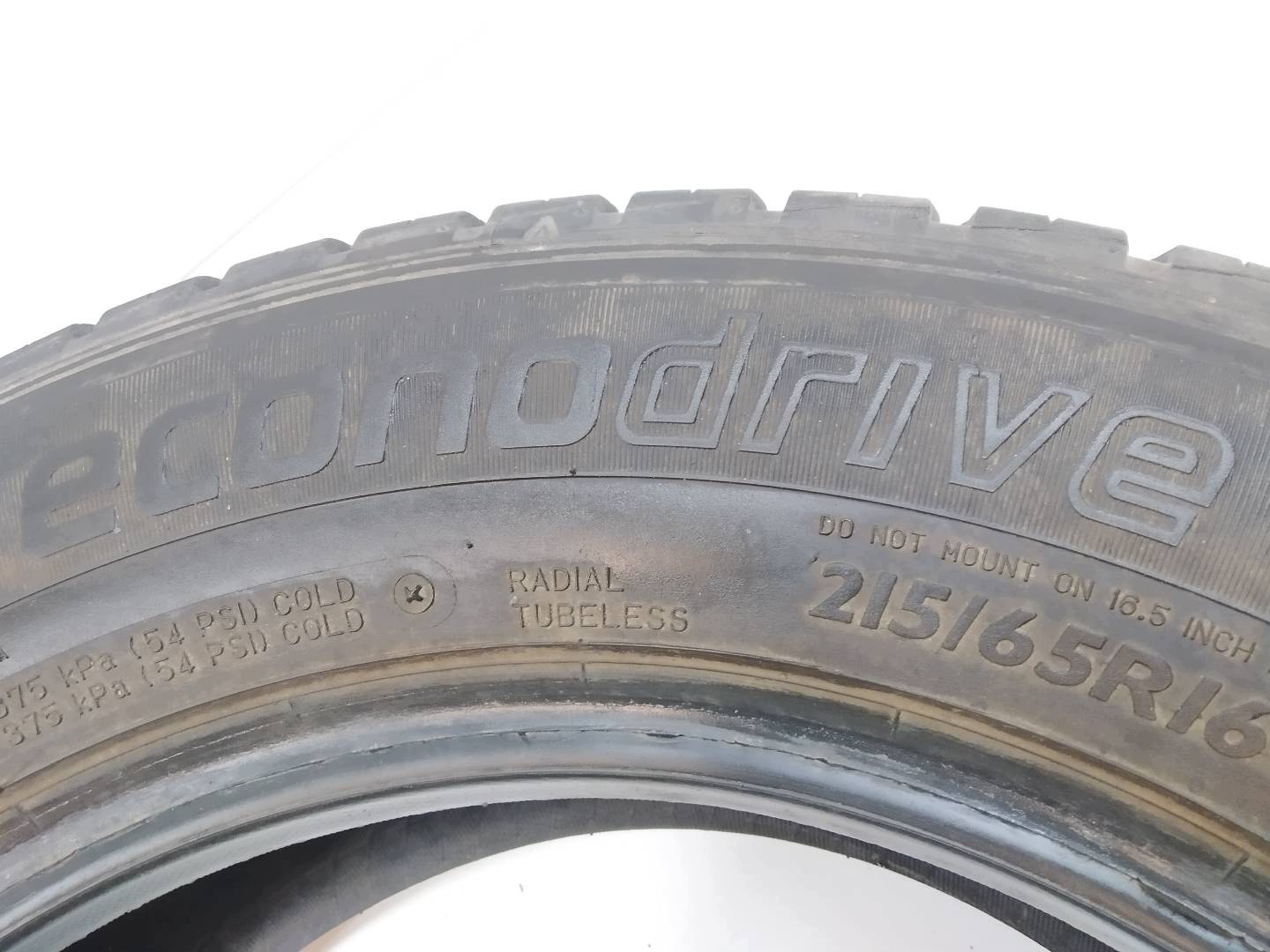 2x tyre summer DUNLOP ECONODRIVE 215/65R16C (4321) 7.85 8.60