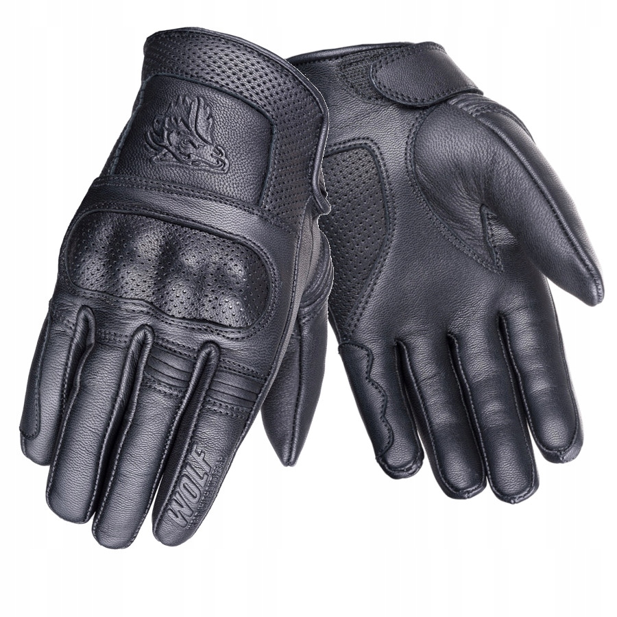 

Stylowe Rękawice Motocyklowe Wolf Hornet Skóra 2XL