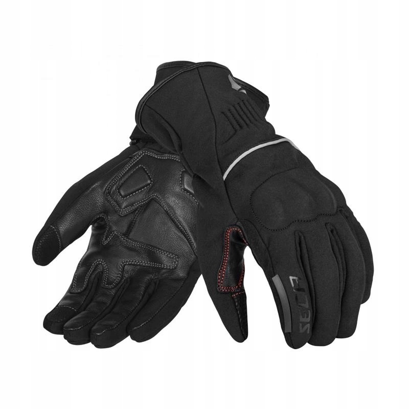 Rękawice motocyklowe zimowe Seca Polar II Black czarny