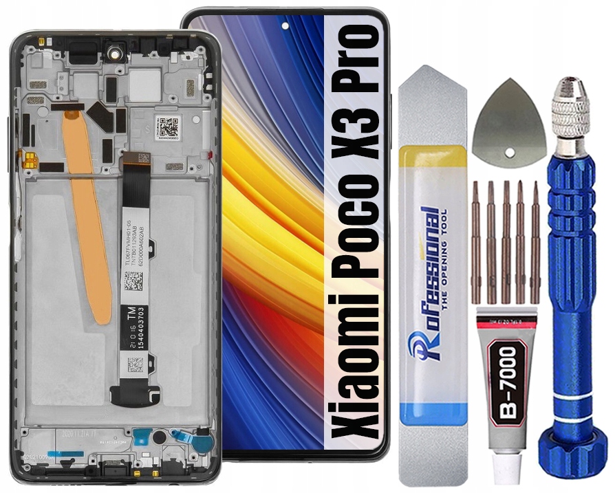 Displej Pro Xiaomi Poco X3 Pro LCD Displej Rámeček