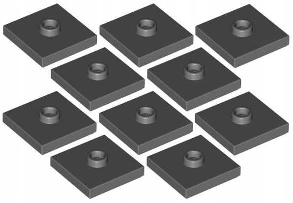 

Lego Pł. 2x2 Wypustka C. Szara (87580/6126083) x10
