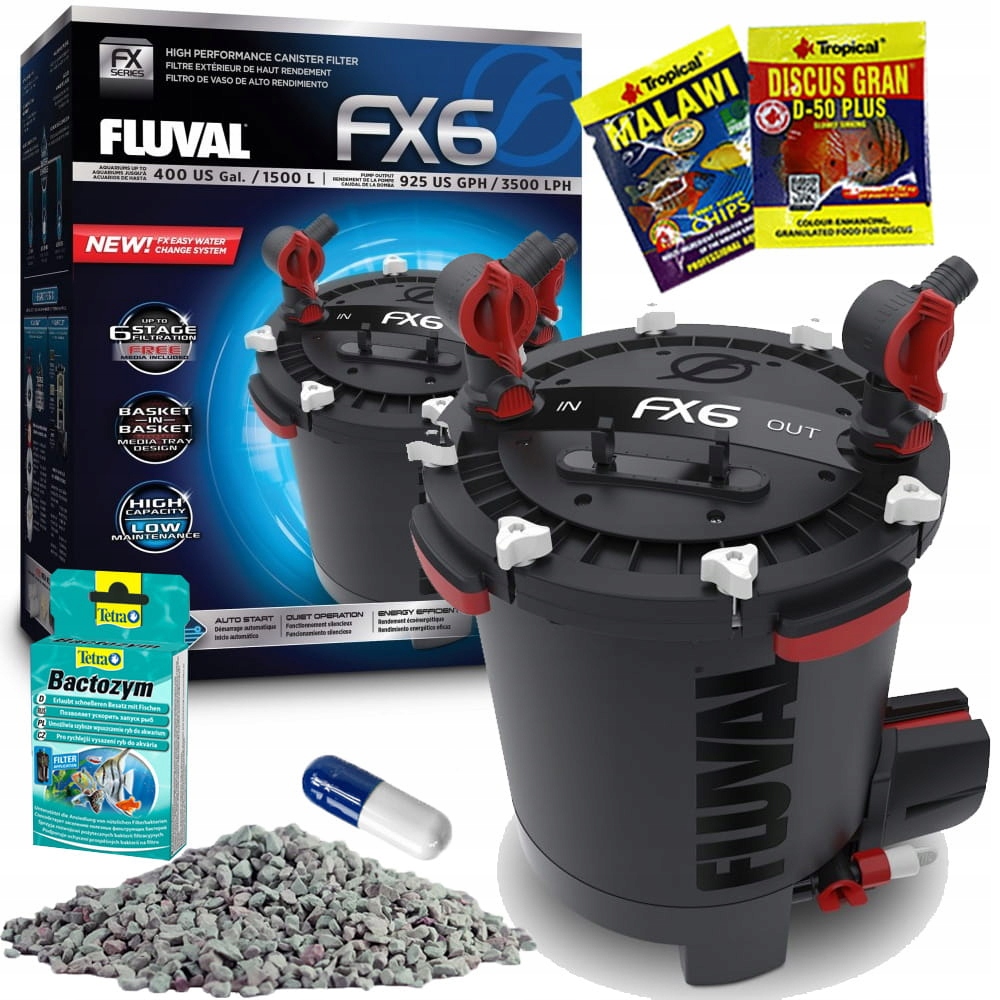 Levně Hagen Fluval FX-6 Vnější filtr pro Akvárium 1500l Bonus