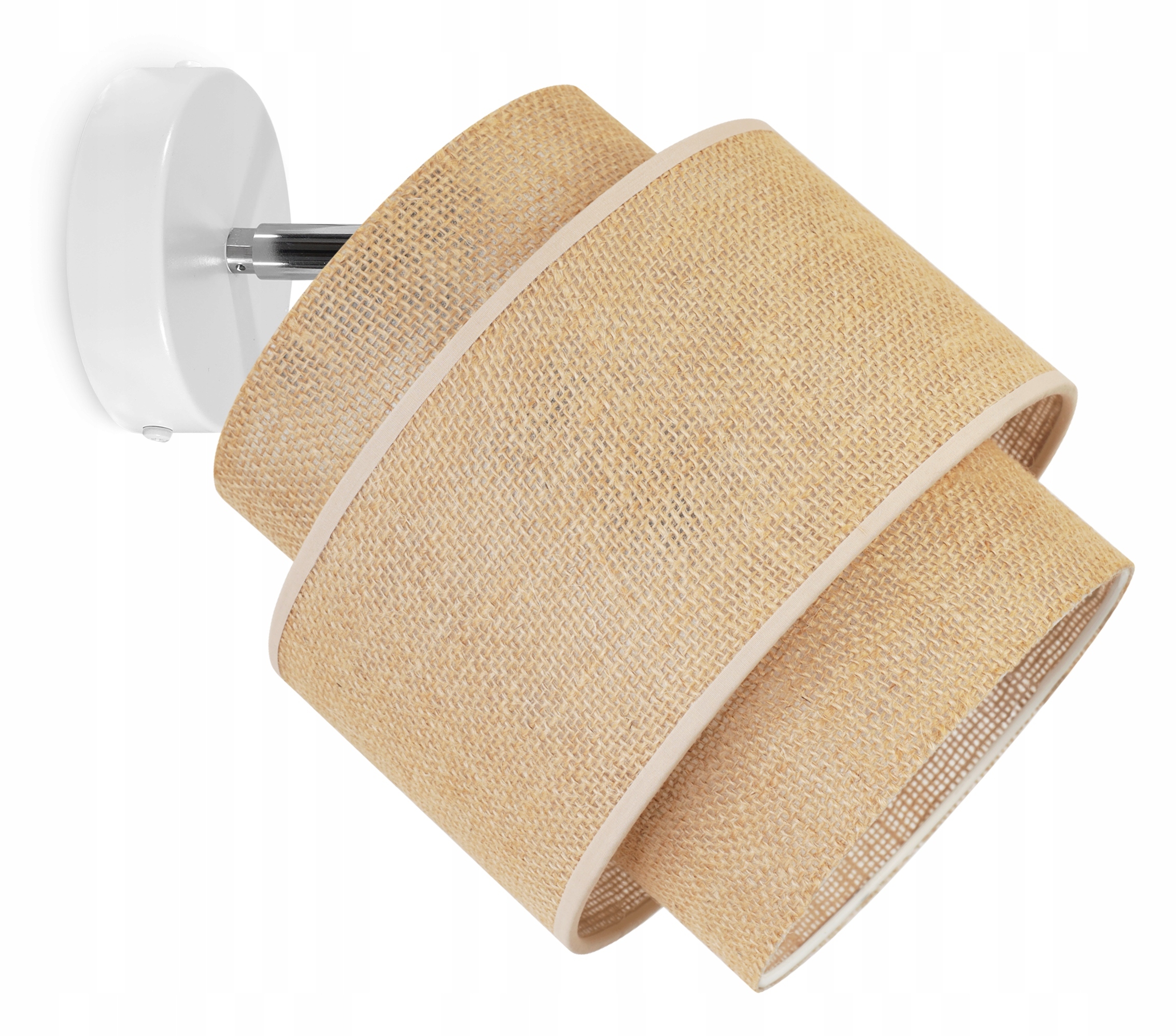 Ratanové nástěnné svítidlo s regulací dopadu světla Boho Jut nad zrcadlo