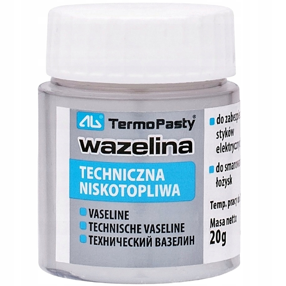

Wazelina techniczna do styków elektr. łożysk 20g