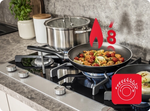 Płyta gazowa Amica PGCD6121ApFB CZARNE SZKŁO 60CM Kod producenta PGCD6121ApFB