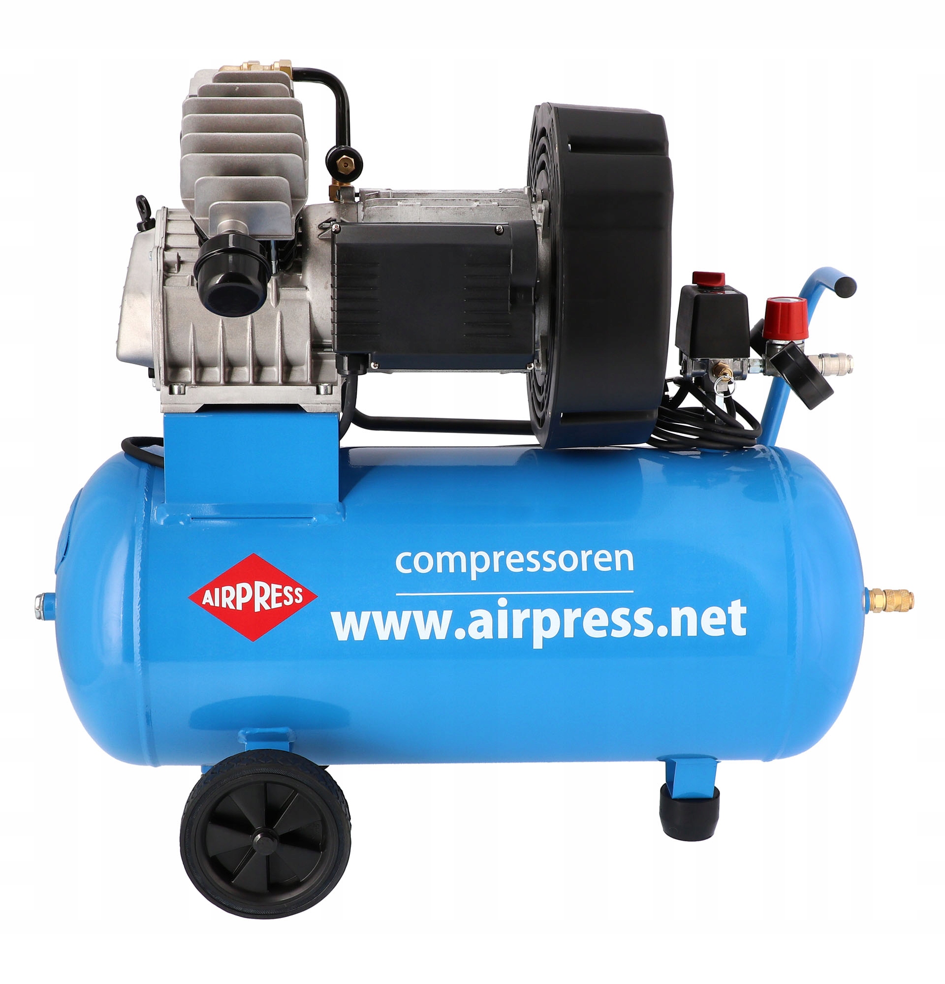 AIRPRESS SPRĘŻARKA TŁOKOWA 50l LM 50-410+Akcesoria Zasilanie sieciowe