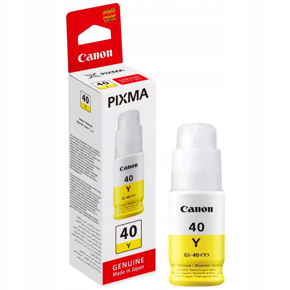 

Tusz Żółty Canon GI-40Y Pixma G5040 G6040 G7040