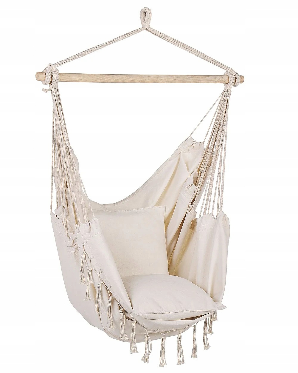 Brazilské křeslo závěsné křeslo houpačka zahradní houpací síť Boho Makramé