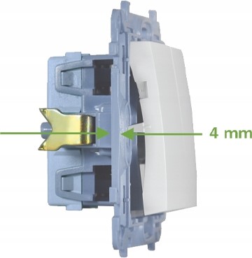 Ramka pojedyncza Biały Simon 10 - CR1/11 Informacje o bezpieczeństwie CE