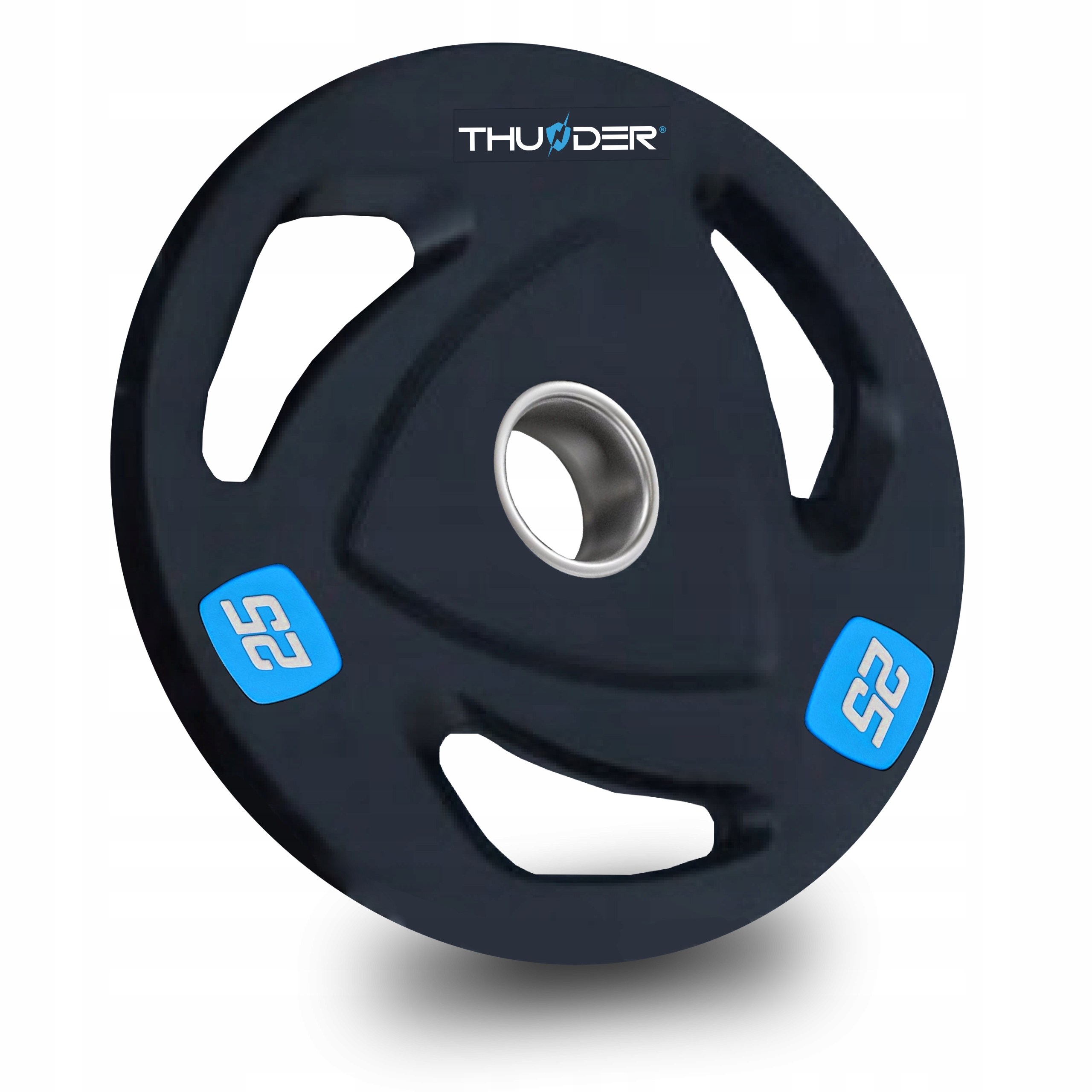 Obciążenie 25kg olimpijskie 51mm Thunder do ćwiczeń hantli sztang gumowane