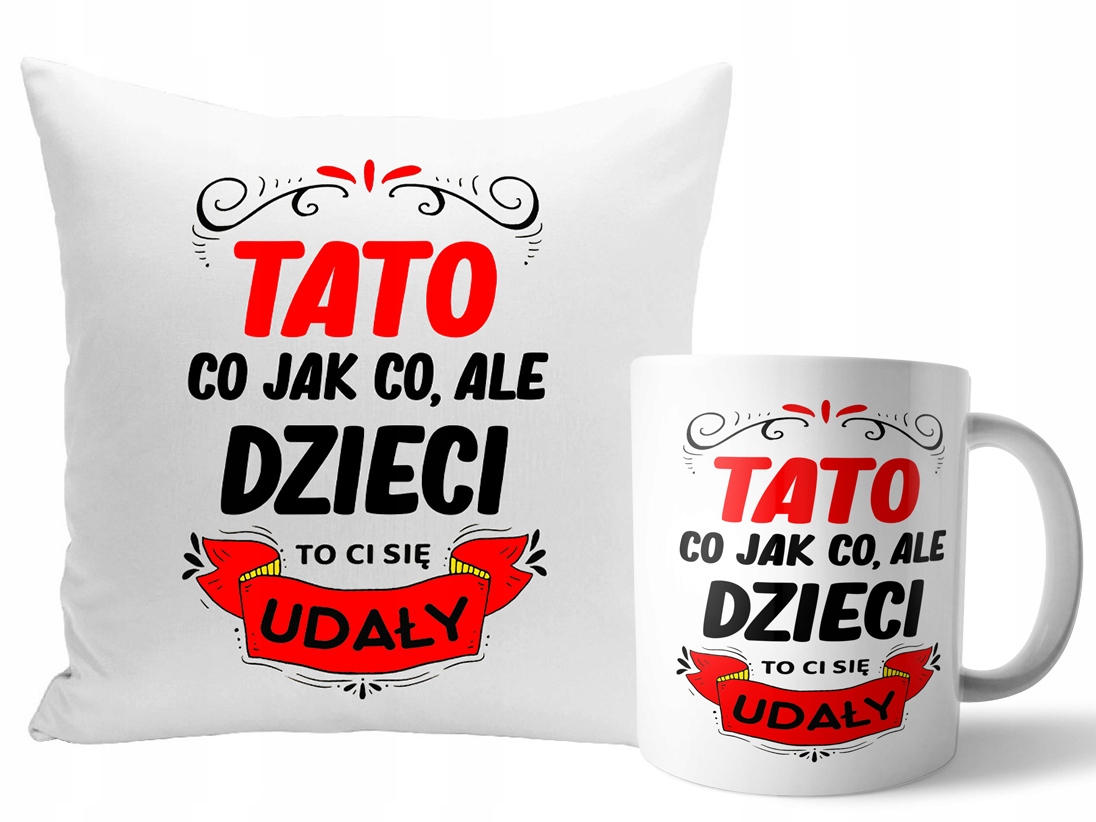 

Poduszka Kubek Na Dzień Ojca Zestaw Taty
