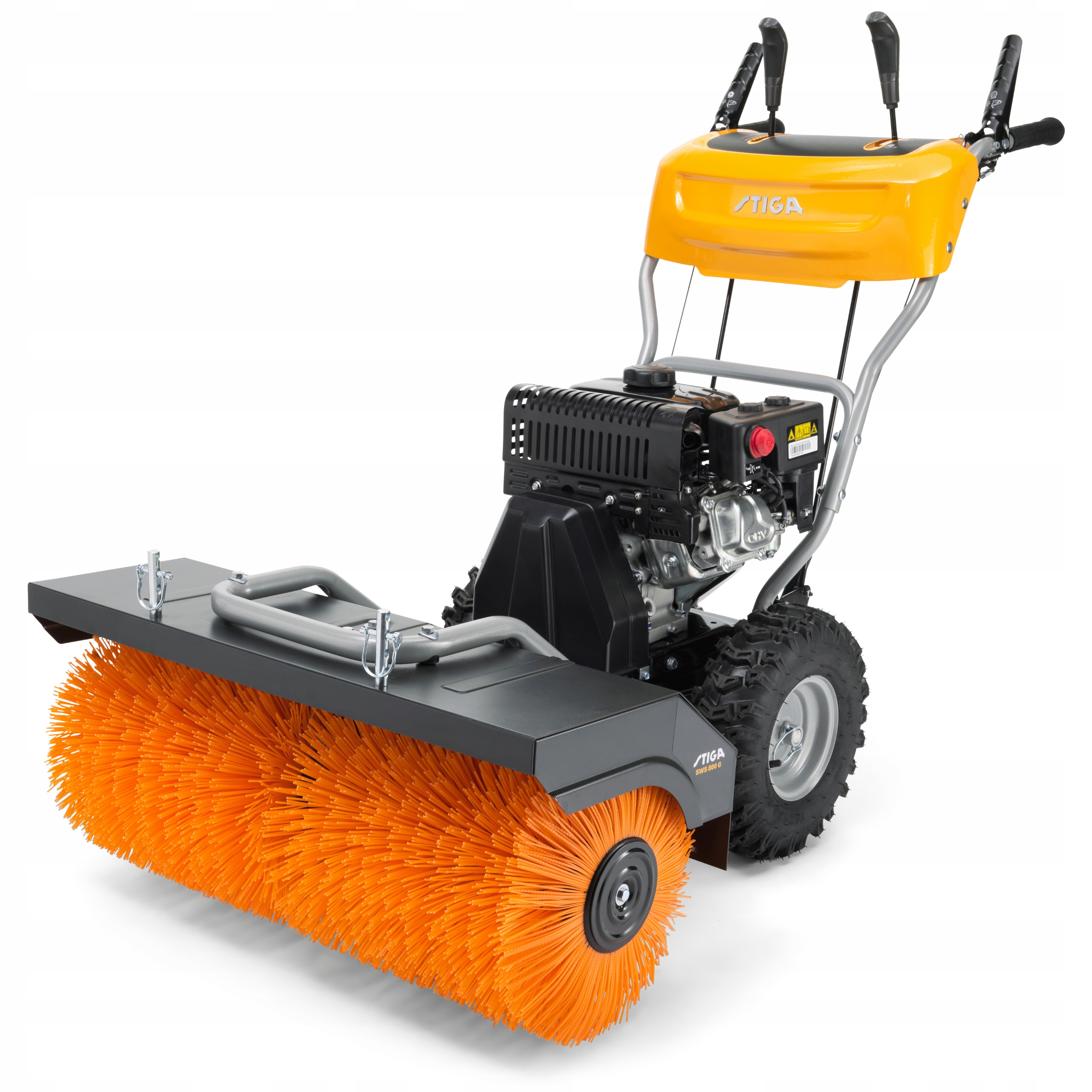 SPALINOWA ZAMIATARKA DO KOSTKI LIŚCI PODJAZDU Z NAPĘDEM STIGA SWS 800 G
