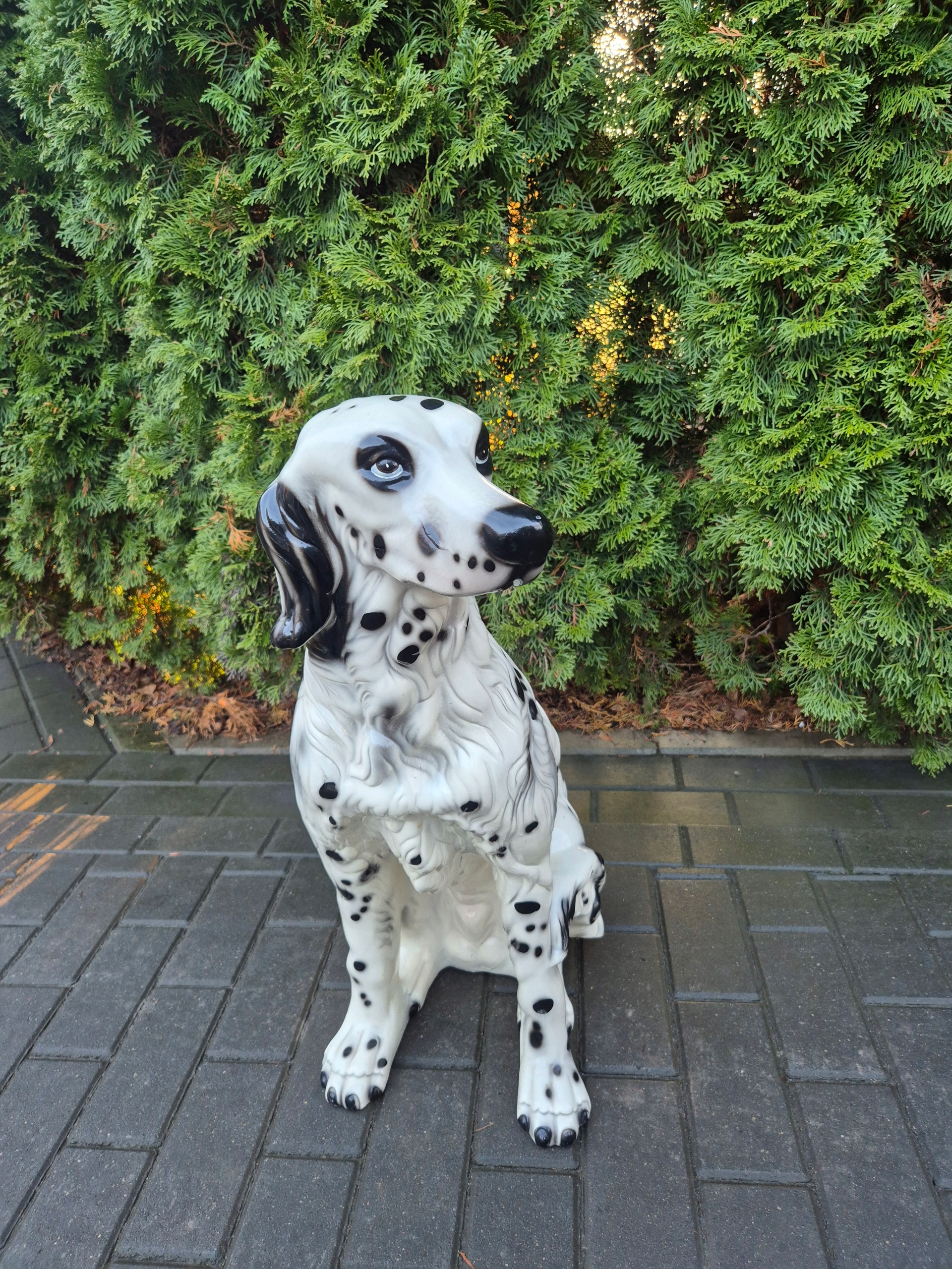 Figurka pies dalmatyńczyk ceramiczny