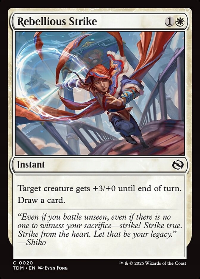 [mtg] Rebellious Strike (tdm)