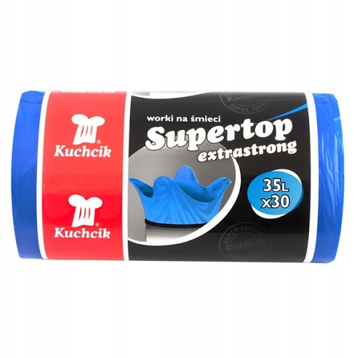 

Kuchcik Worki na śmieci Zawiązywane 35 extrastrong