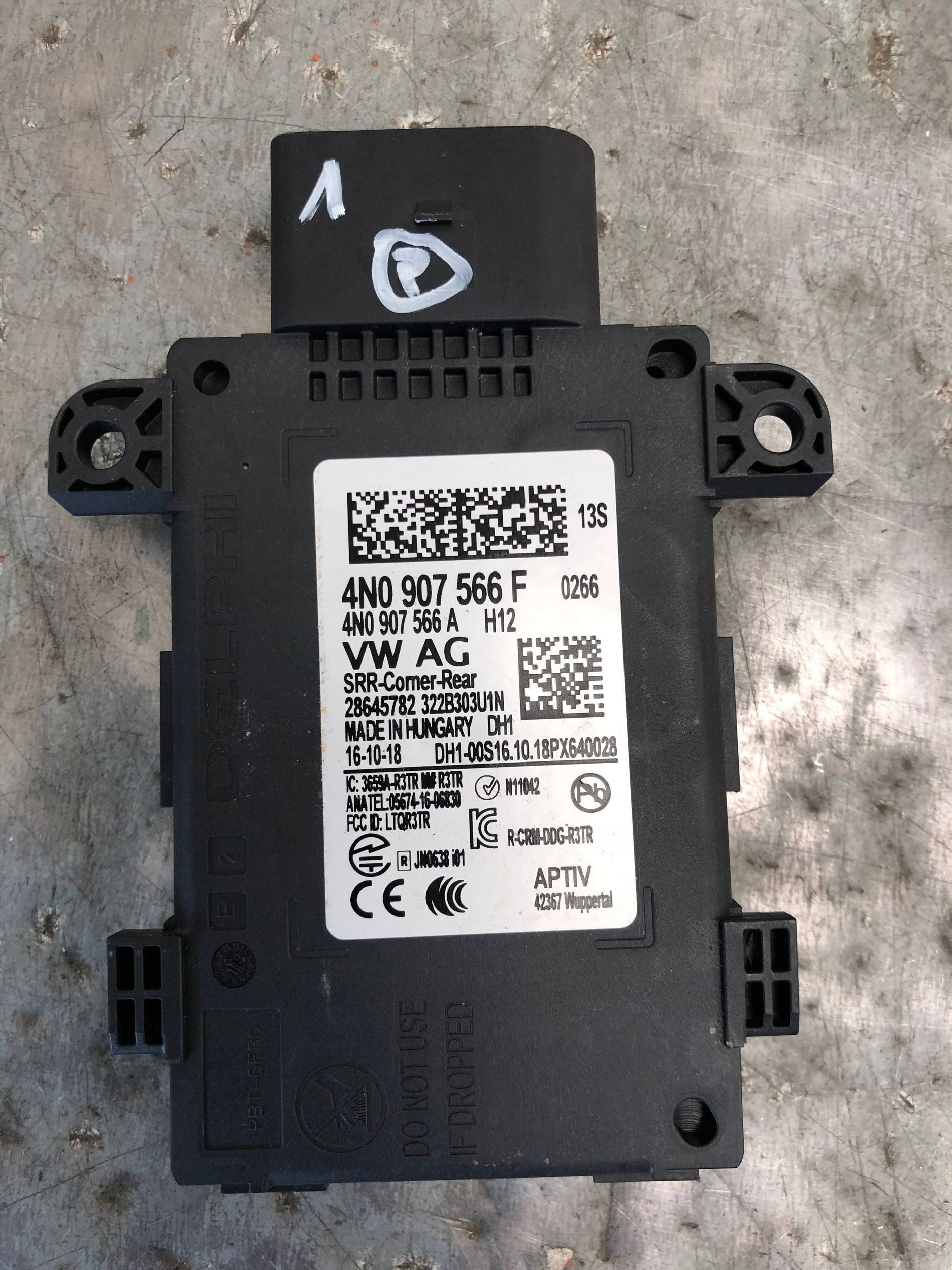 RADAR sensor ASYSTENTA supports AUDI 4N0907566F