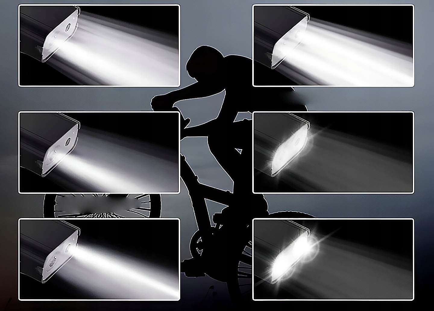 LAMPKA ROWEROWA LED NA ROWER KIEROWNICĘ AKUMULATOROWA MOCNA USB + TYŁ TYLNA Marka Renew Force