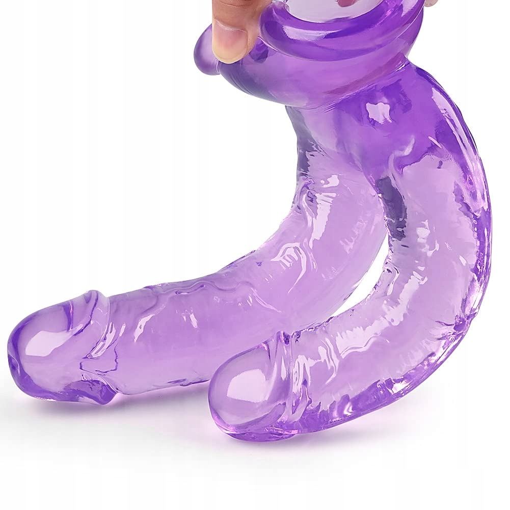 ROLUCK Dildo Podwójny Z Silnymi Przyssawkami Realistyczny Dla Par — miniatura 2