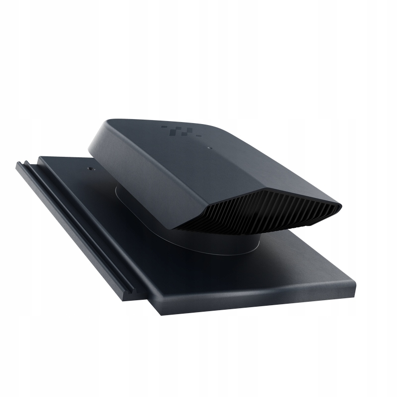 Vyvětrací Ventilátor Braas Teviva Šedý Křišťál