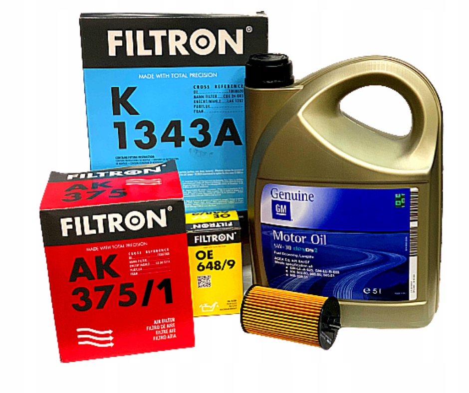 

Zestaw Filtrów Filtron Opel Astra K 1.6 Olej Gm