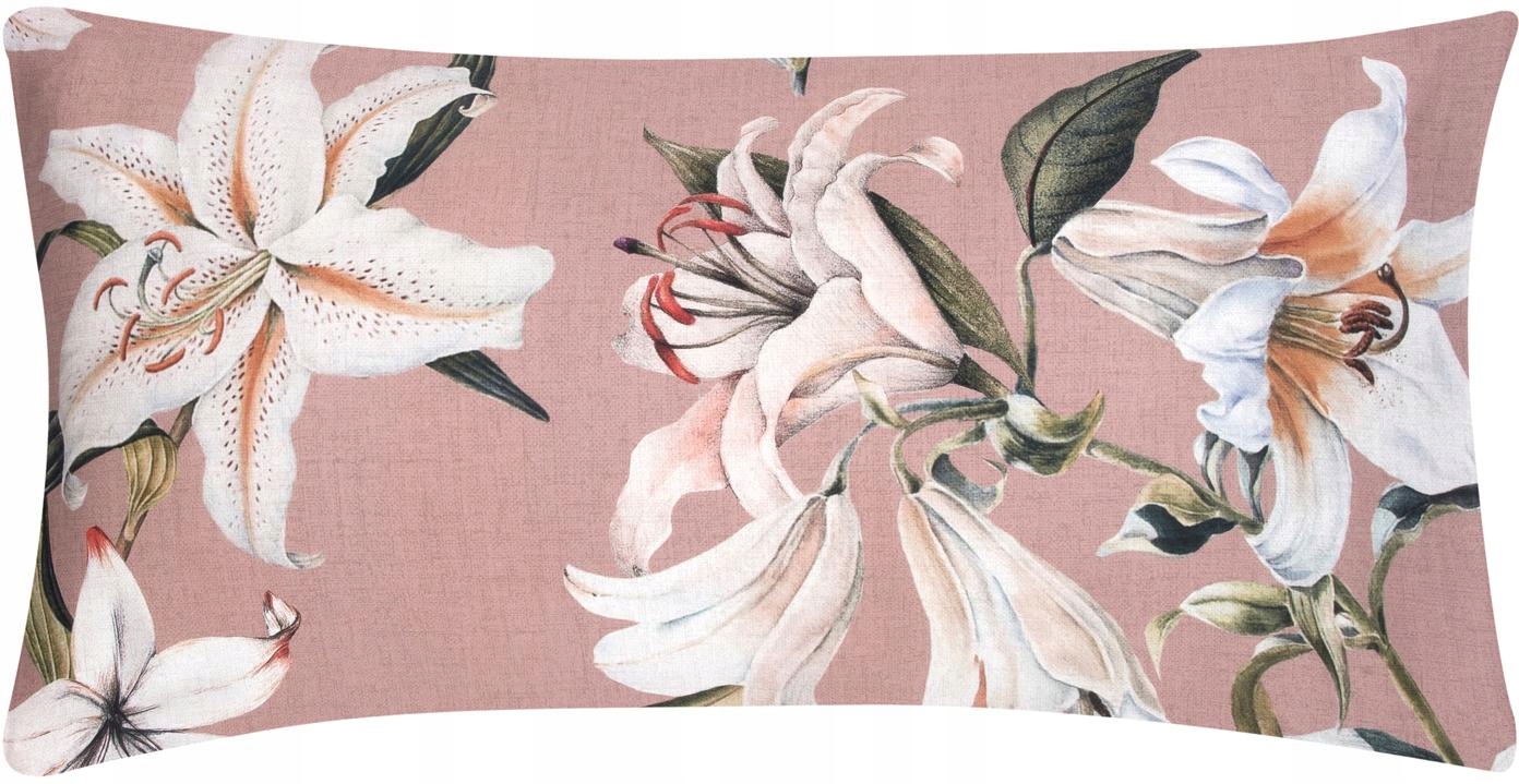 Westwing 2 Poszewki na poduszkę w kwiaty 40x80cm