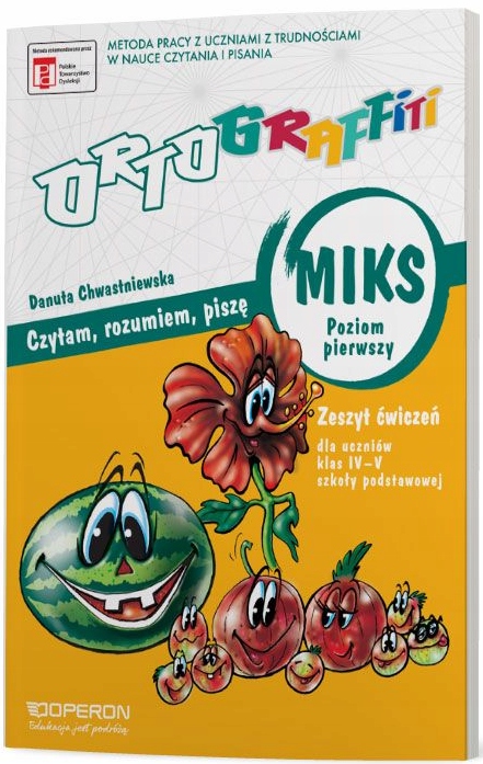 

Ortograffiti Miks Poziom 1 Zeszyt Ćwiczeń Kl. 4-5
