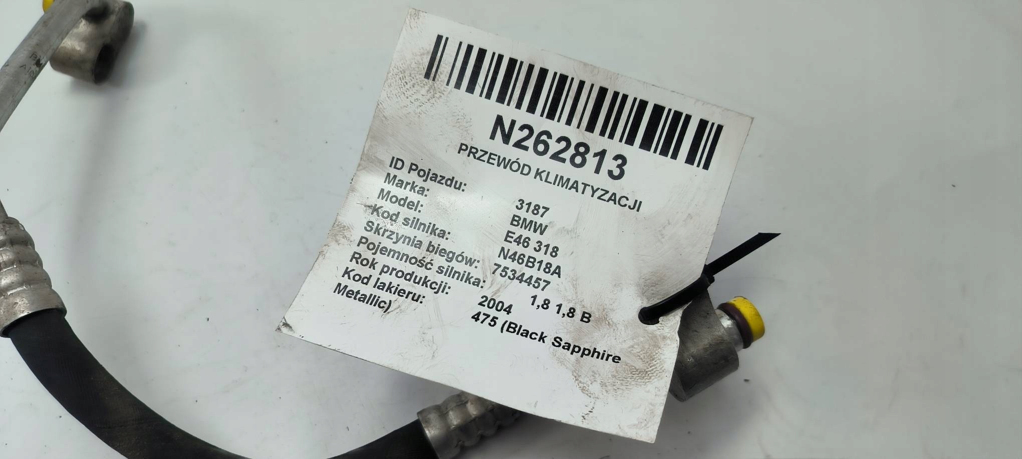 vedení klimatizaci 1.8 BMW E46 318