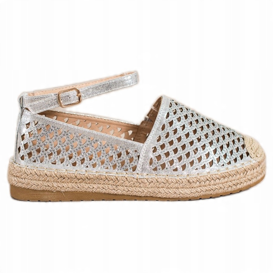 

Srebrny Skóra ekologiczna Buty Gogo r.39