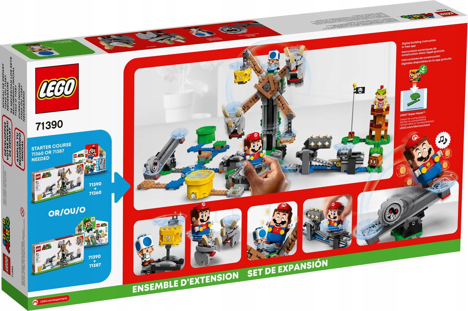 LEGO SUPER MARIO 71390 WALKA Z REZNORAMI DODATEK Marka LEGO