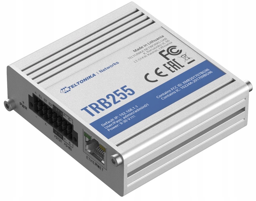 Lte brána TRB255 (Cat M1/NB), 2G, Ethernet