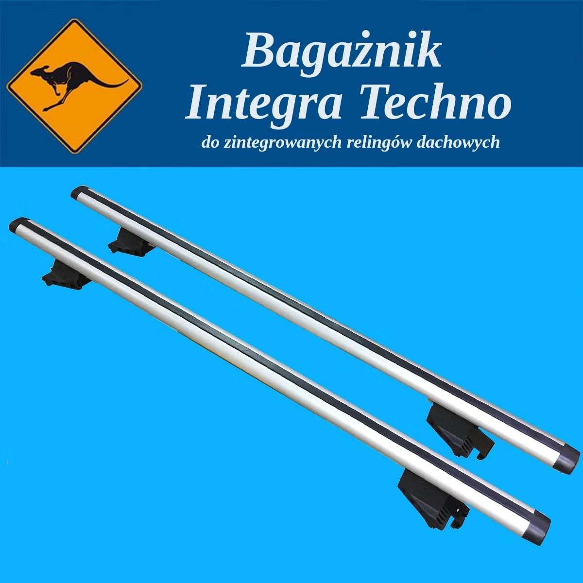 Univerzálny strešný nosič Integra Techno pre integrované relingy