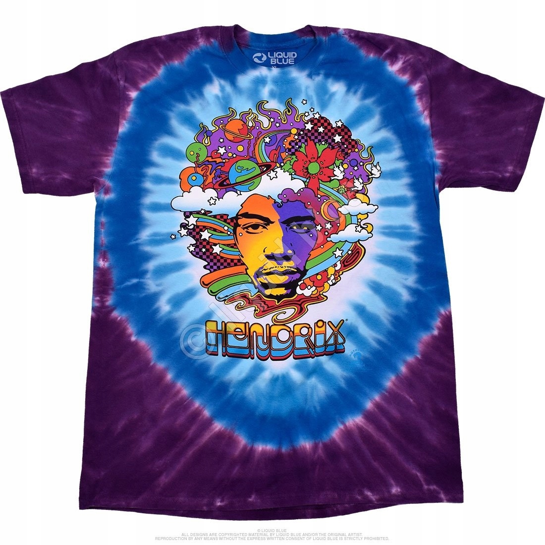 Jimi Hendrix Mod Liquid Blue L