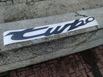 Porsche 944 turbo nápis nálepka na blatník predná časť