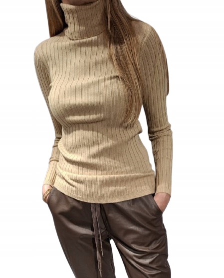 Cocomore Golfový svetr s proužky, béžový, New