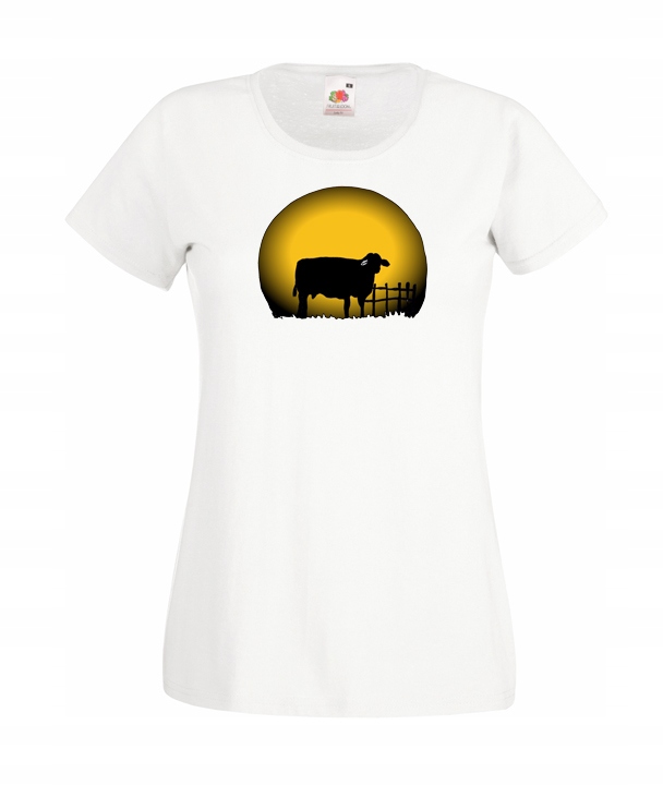 

S Koszulka Damska Owca Sheep Happens Śmieszne