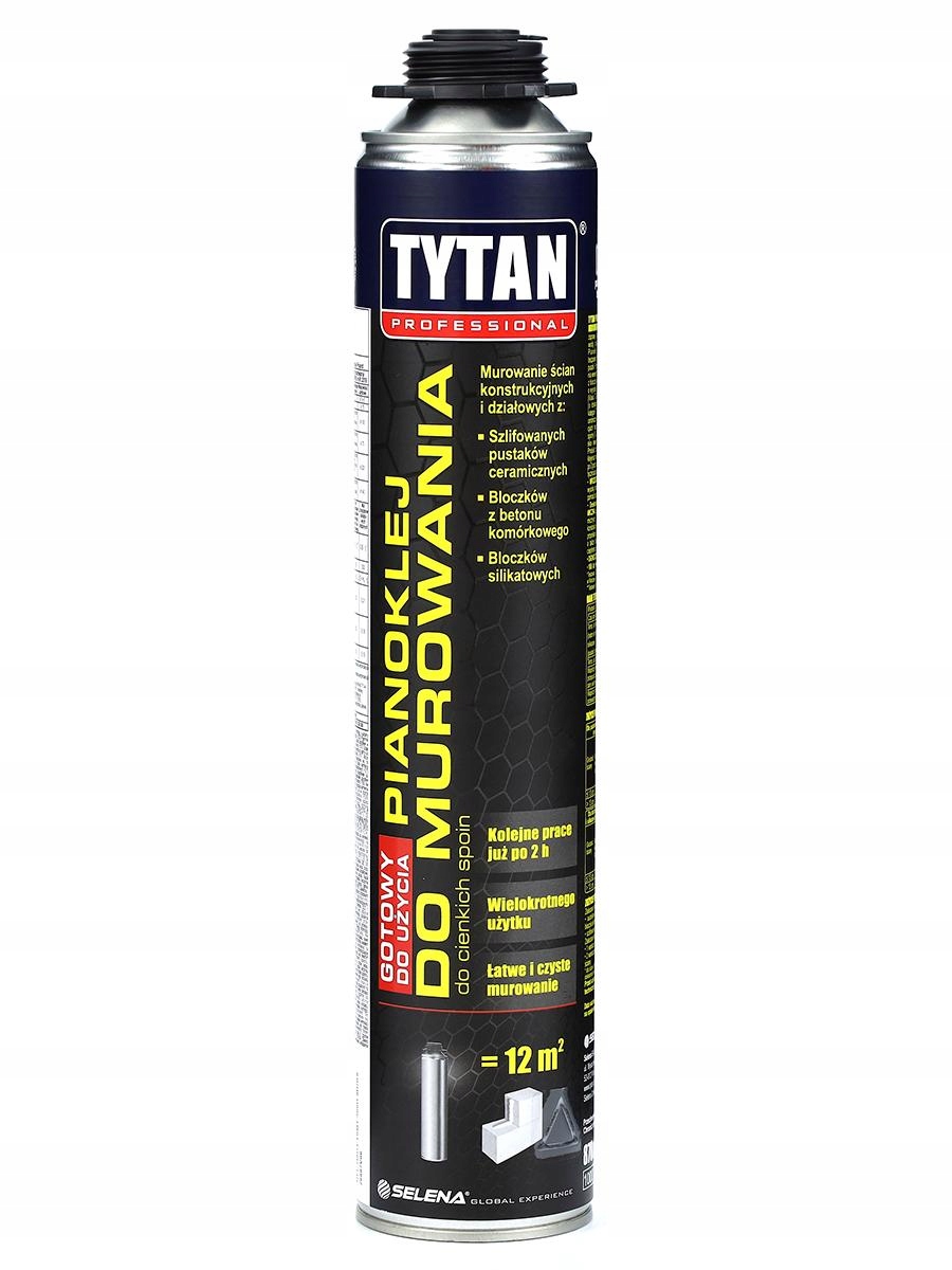 Pianoklej do murowania pistoletowy TYTAN 870 ml
