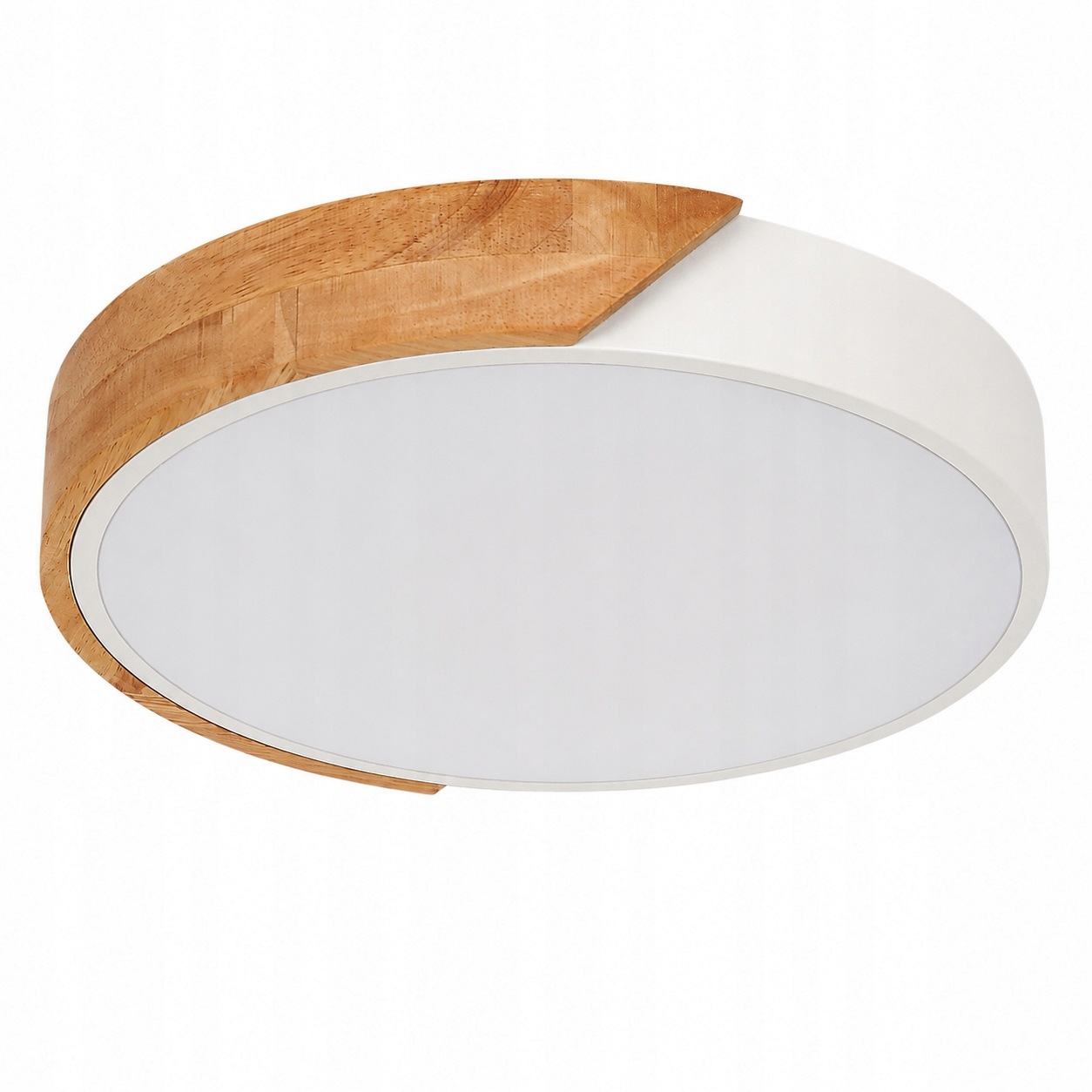 Stropní svítidlo Led kruhové dřevěné moderní 30W 3000K 3300lm
