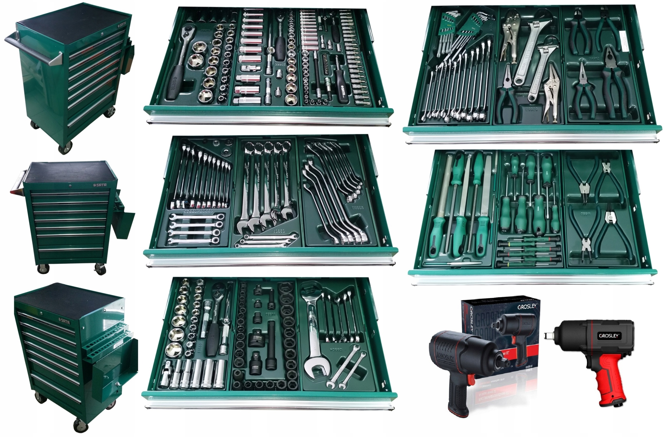 ТЕЛЕЖКА ДЛЯ ИНСТРУМЕНТОВ SATA 299 ELE 7 ЯЩИКОВ