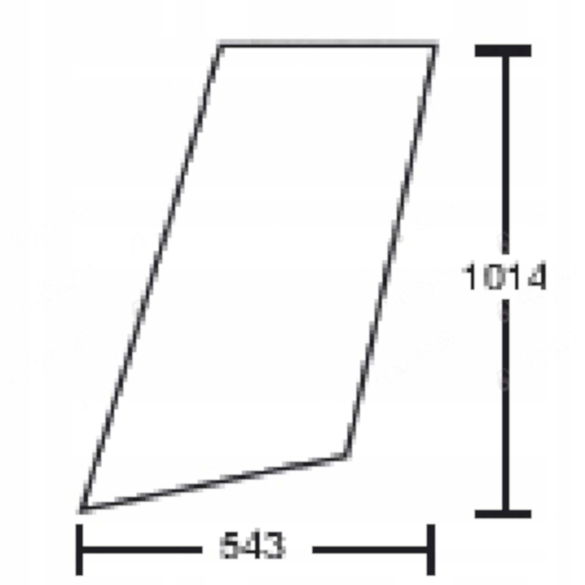 sklo Jcb boční levé 827/20270