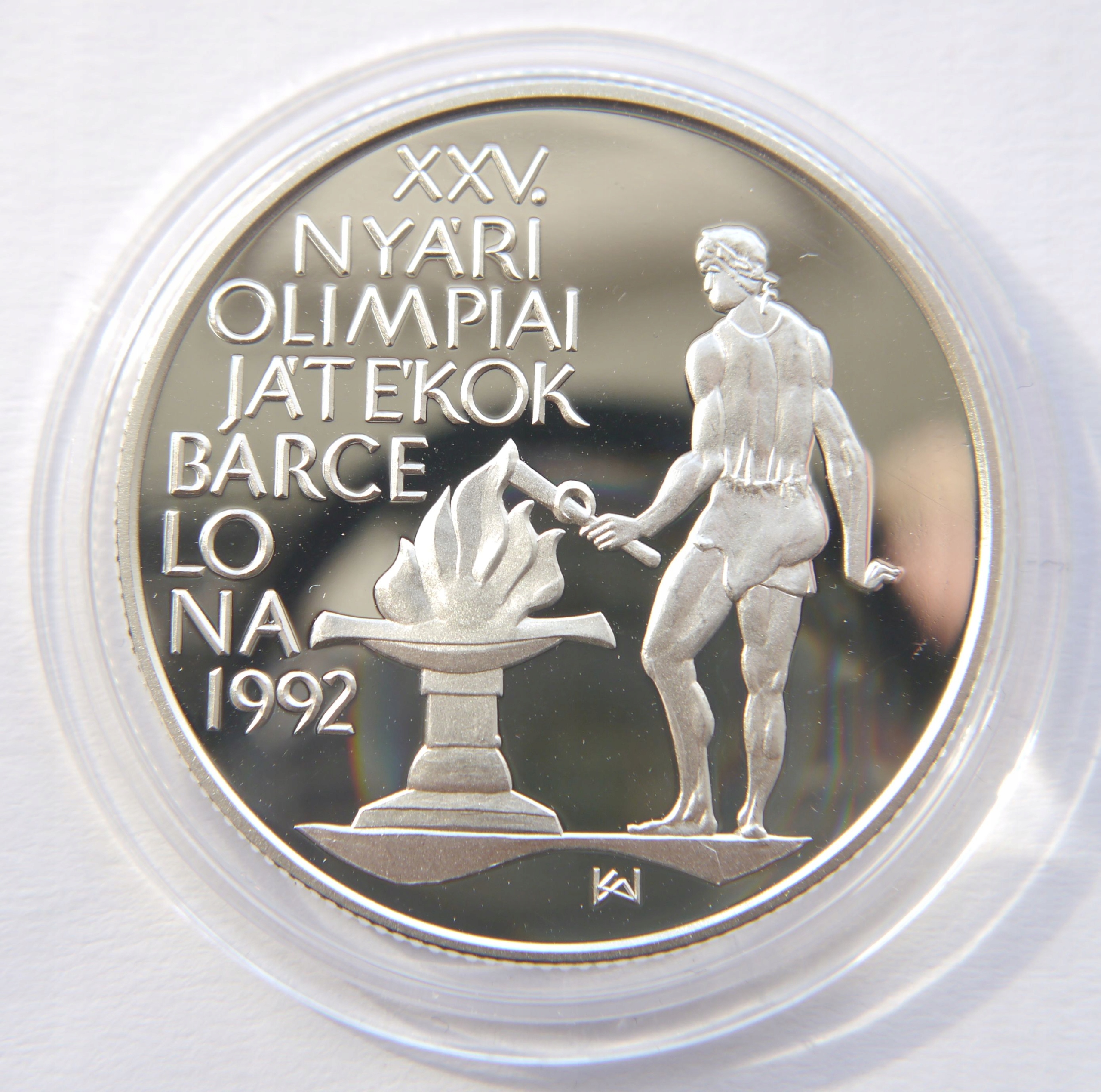 WĘGRY 500 FORINT 1989 OLIMPIADA SREBRO