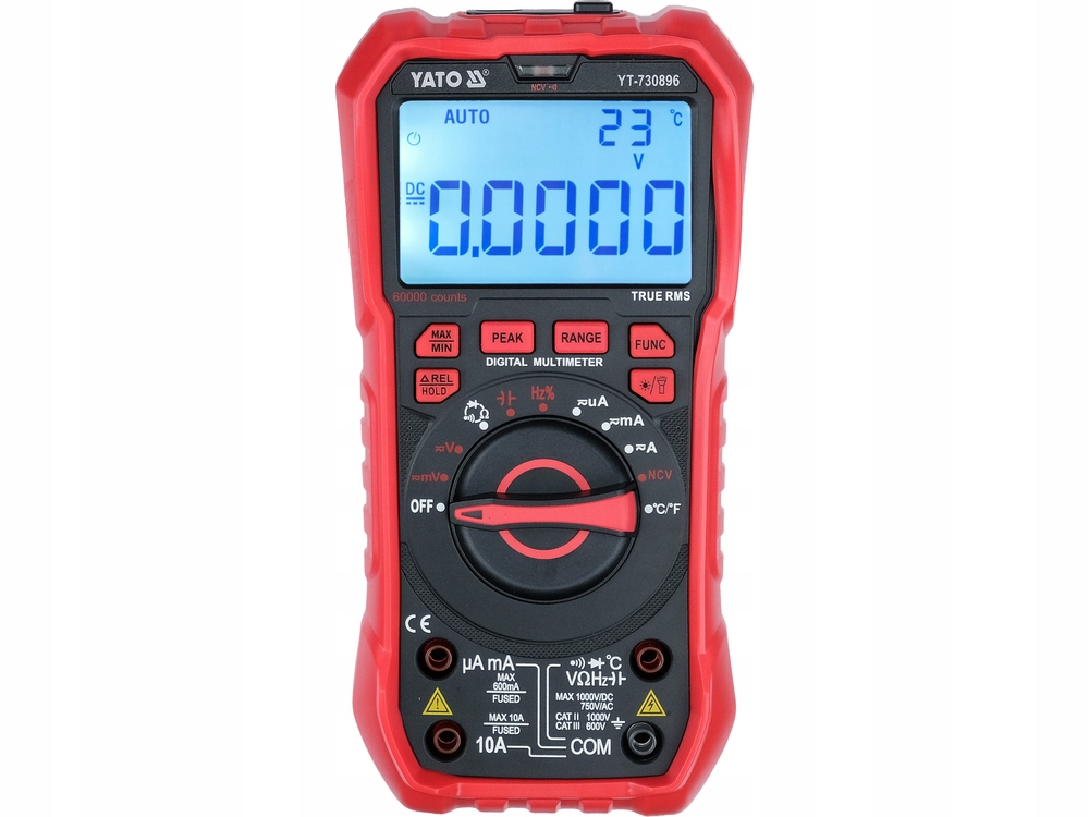 Digitální multimetr Yato YT-730896 True Rms LCD 60000