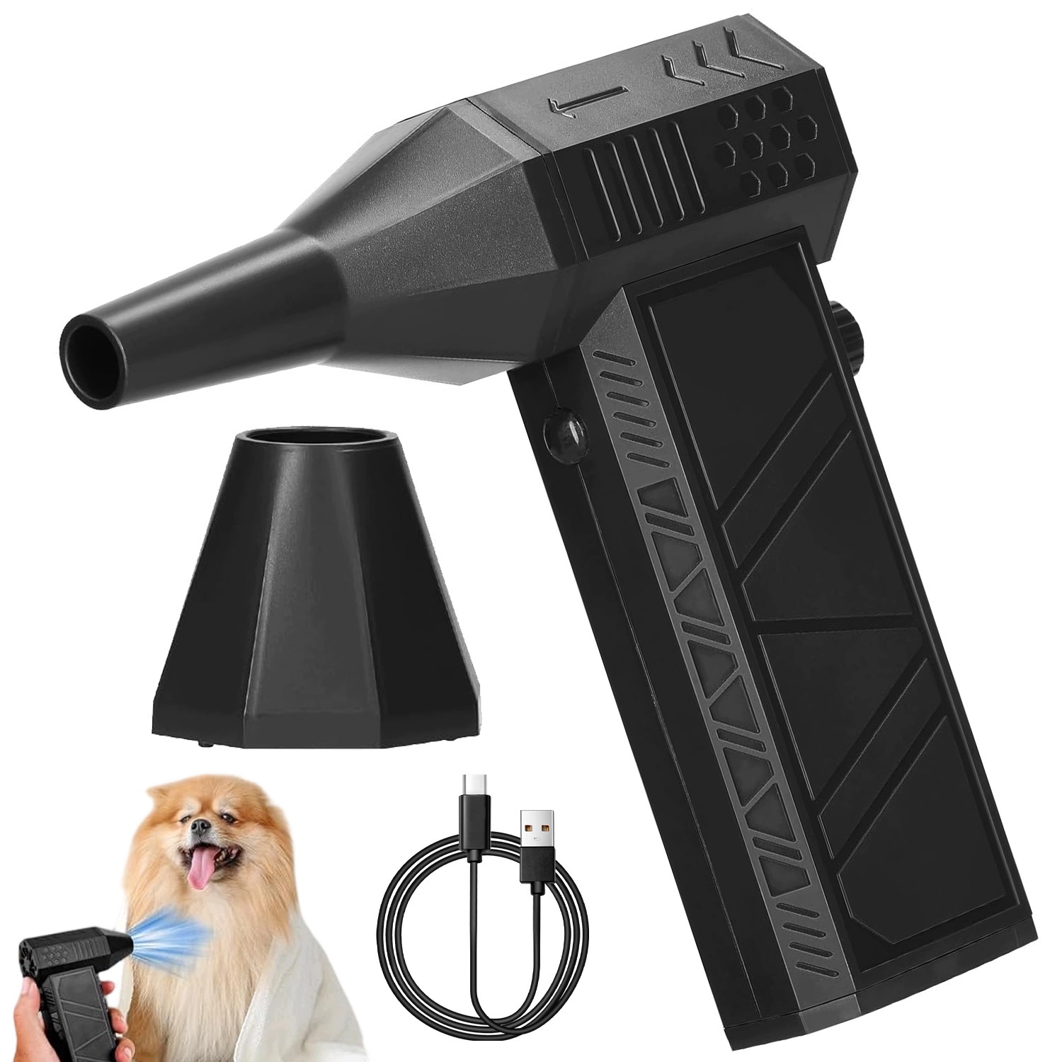 Výkonný Elektrický Foukač Stlačeného Vzduchu Kompresor Air Duster